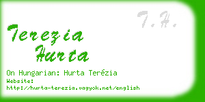 terezia hurta business card